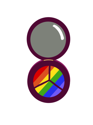 rainbow makeup