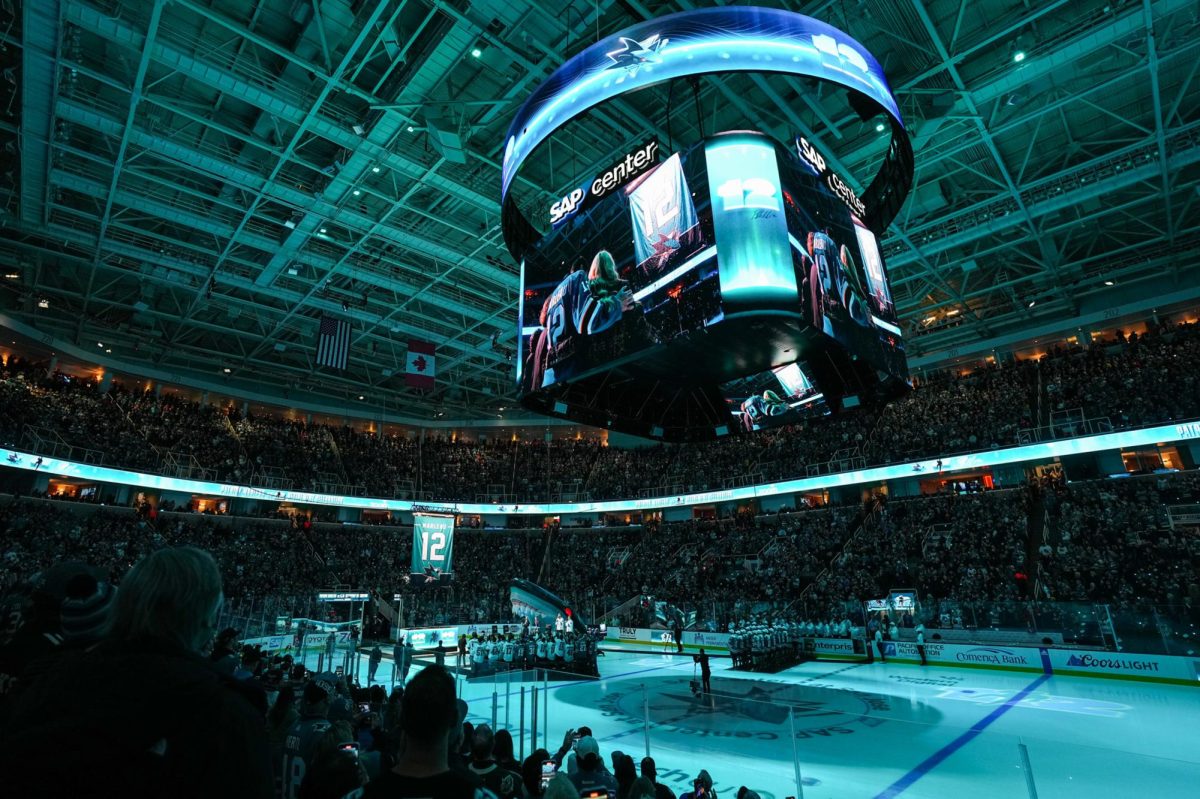 Photo from Patrick Marleau’s Retirement Ceremony