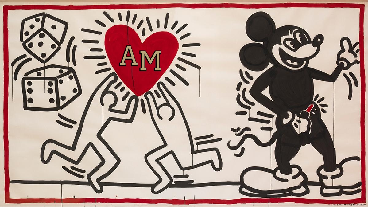 Pop Art in the Mitty Hallway: Keith Haring