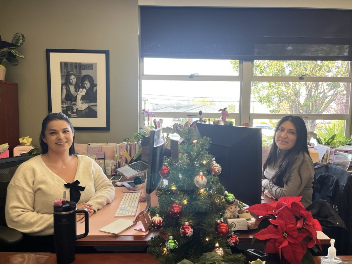 Ms. Nancy Aguirre (left) and Ms. Johana Diaz Covarrubias (right) (Archbishop Mitty)